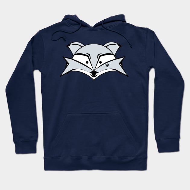 Arctic Mr. Fox Hoodie by RadzInk